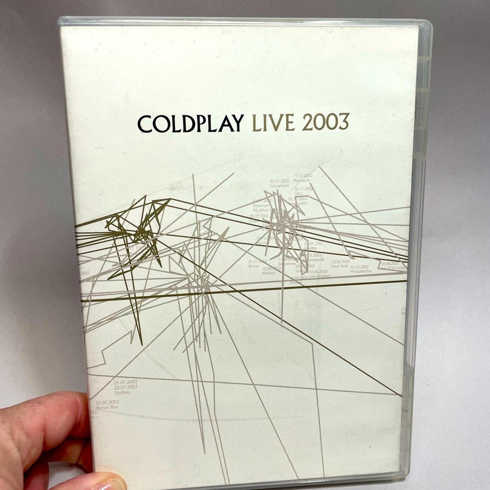 VTG Coldplay Live 2003 2-disc DVD/CD set w/ live show, documentary video & music